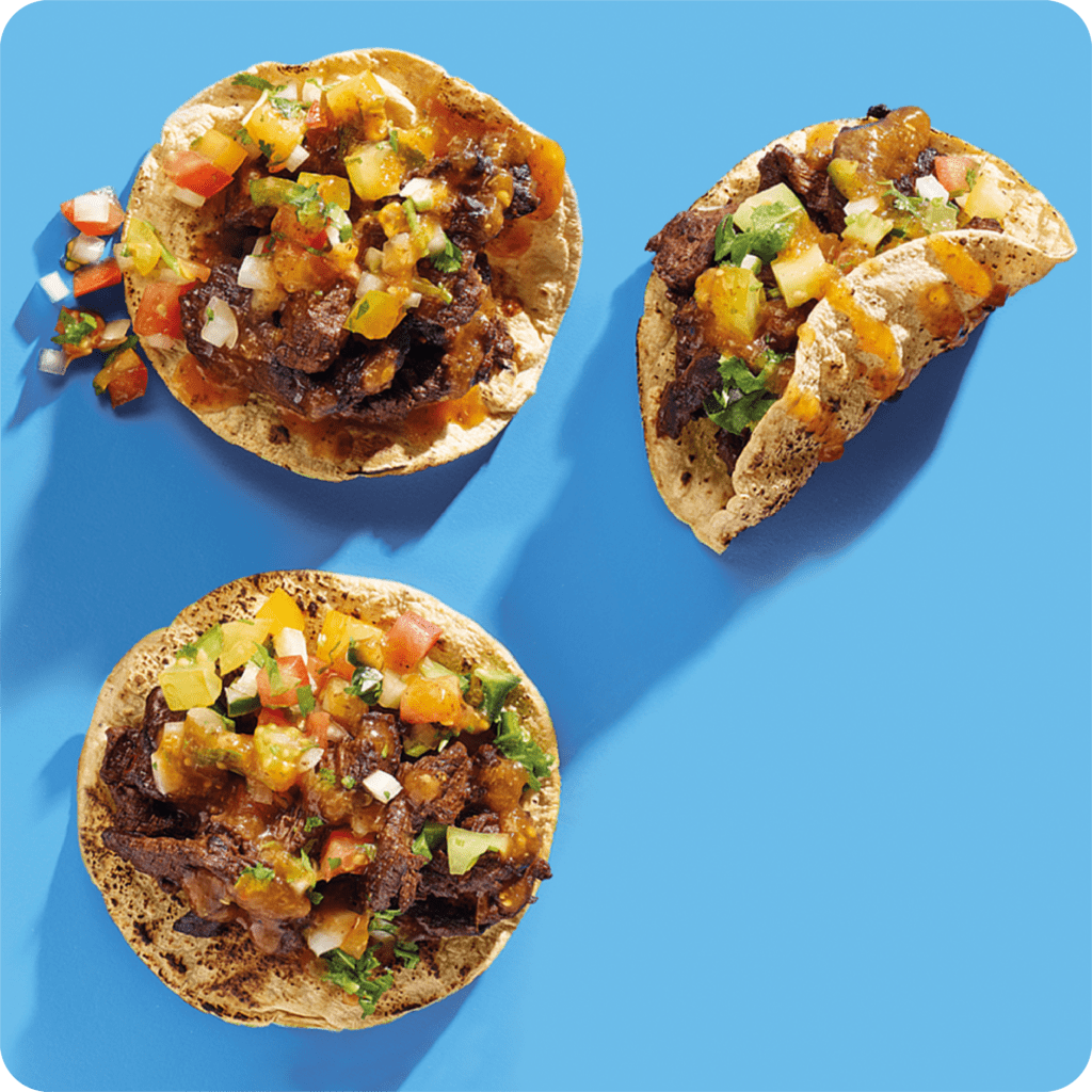 Quick Carne Asada Beef Tacos