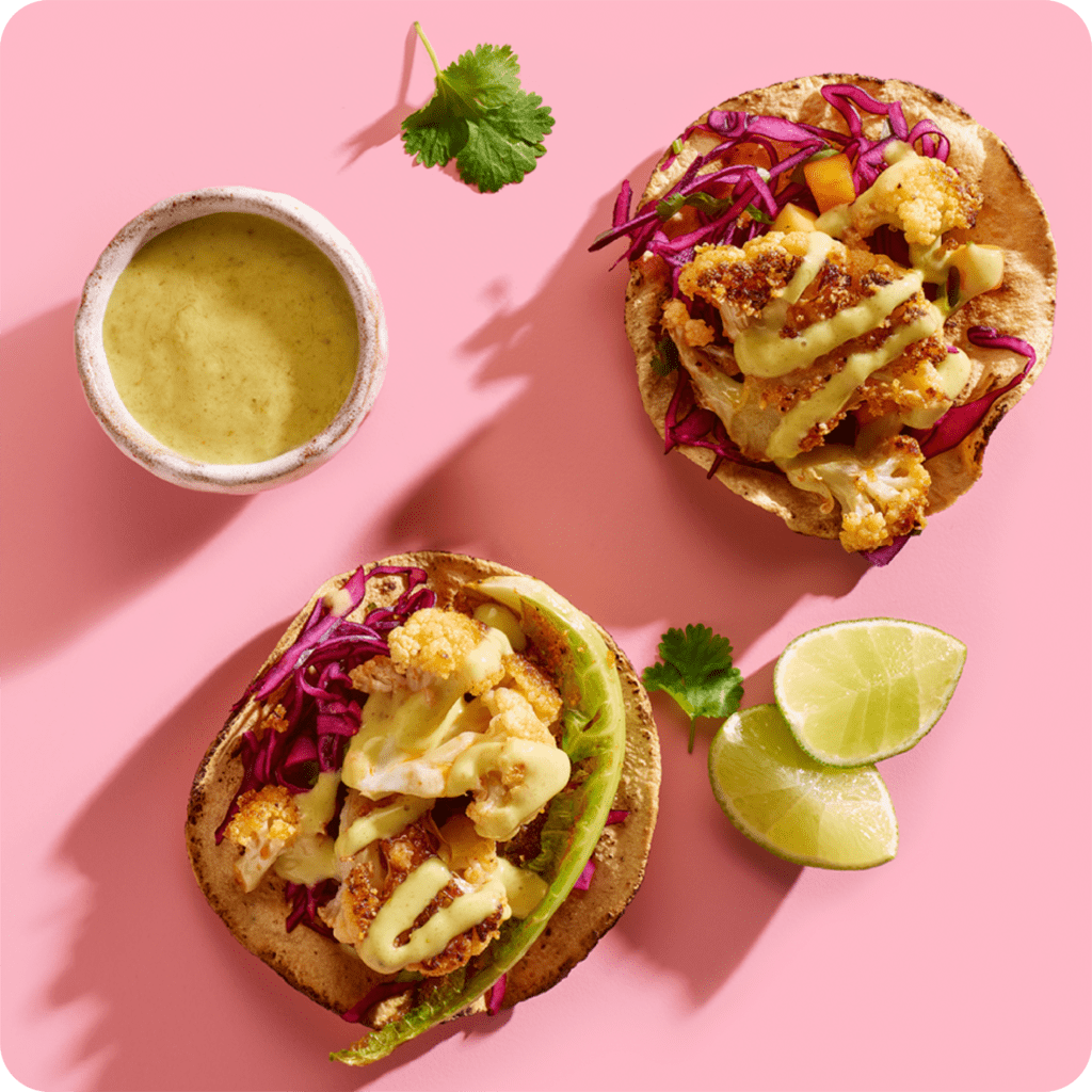 Crunchy Chipotle Cauliflower Tacos