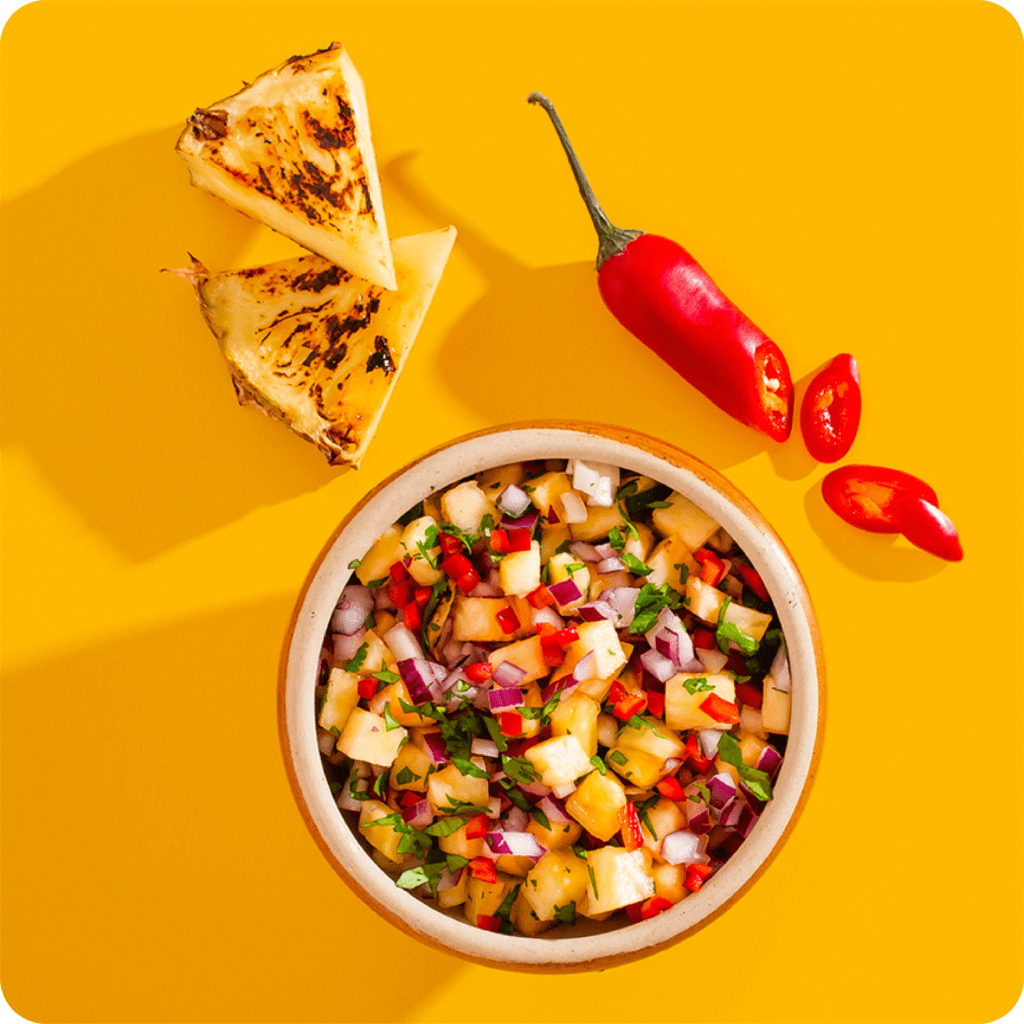 Sweet & Spicy Pineapple Salsa
