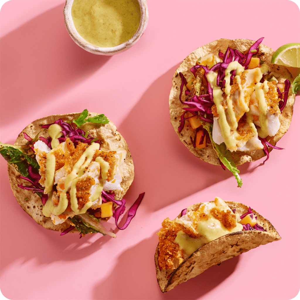 Crunchy Chipotle Cod Tacos