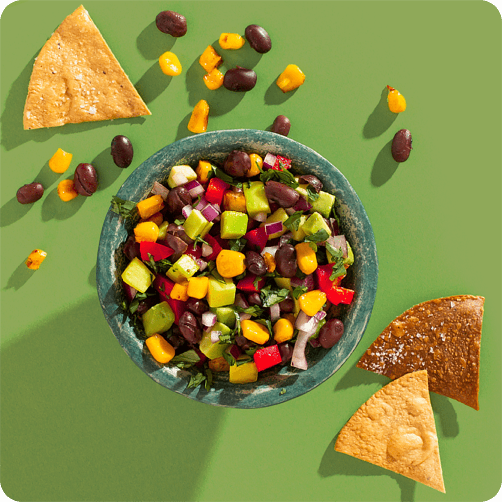 Corn, Bean & Avocado Salsa